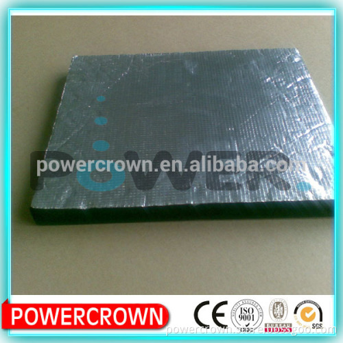 high quality low density sponge rubber sheet with aluminum foil made in china